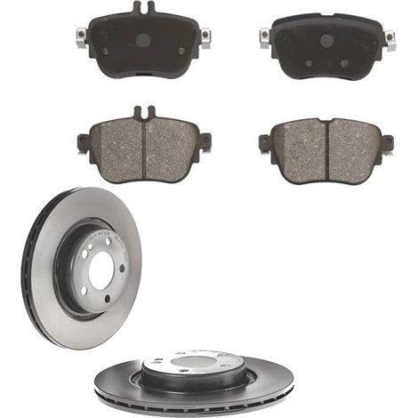 KIT FRENI POSTERIORI compatibile con MERCEDES-BENZ CLASSE E CABRIOLET (A238) - DISCHI + PASTIGLIE OEM: P 50 136 / 25762 Z /SOSTITUZIONE DIRETTA/BASSA POLVERE/SILENZIOSO (1/5)