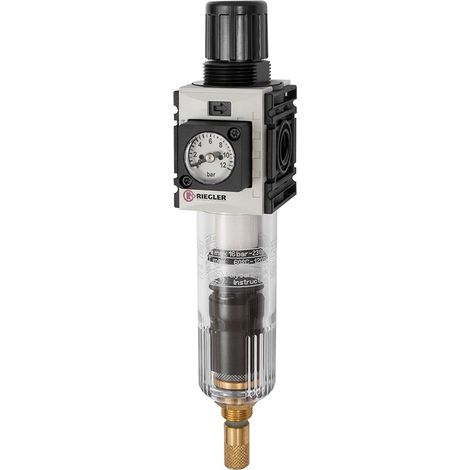 Riegler Filterregler »FUTURA-mini«, PC-B., Kompaktmano, VA, G 1/4, 0,1-4 (1/4)