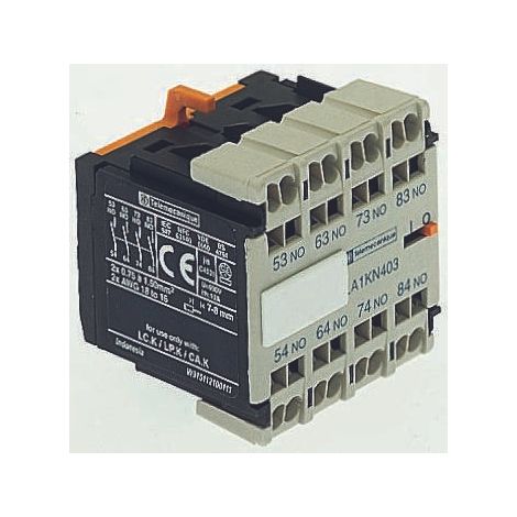Contact auxiliaire Schneider Electric LA1K 4 contacts 2 NF + 2 NO à vis ( Prix pour 1 )