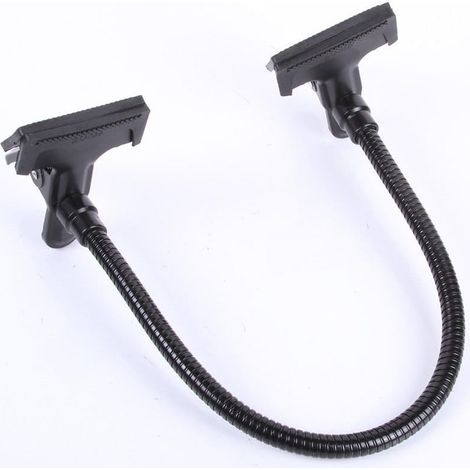 Soporte de iluminación de aleación de aluminio para estudio fotográfico con doble abrazadera mágica y brazo flexible de 50 cm.