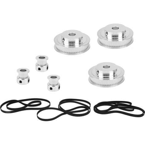 Roue synchrone 20 dents / 60 dents, alésage 8 mm, courroie de distribution 2GT610/852/1220 mm (1/5)