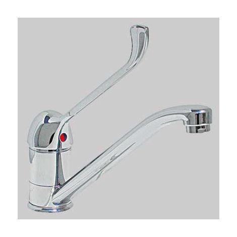 Miscelatore Lavello Leva Clinica Cromo Ø 40