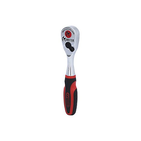 Trinquete reversible para puntas MONSTER de 1/4''  longitud 125