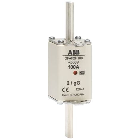 Fusible 100A ABB 150 x 40 x 72mm 500V ( Prix pour Boîte de 3 )