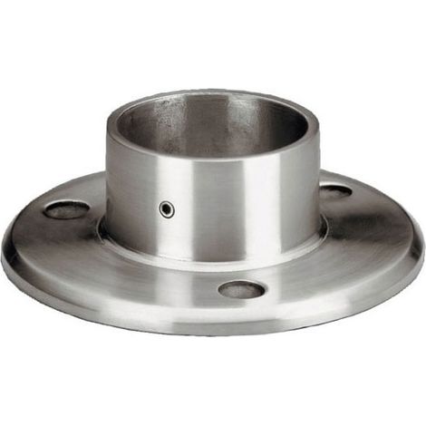 Embase sur platine 3 trous – Finition inox brossé – Pour fixation sur béton armé – Revêtement Protectan – MB2