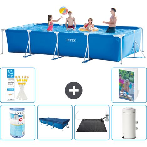 Rechteckiger Frame Pool - 450x220x84 cm - 7-teilig S168
