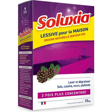 Lessive Senteur Pin - Lave et Dégraisse - Idéal Travaux, Sols, Murs, Cuisine, Peinture, Entretien et Plafonds - 2 fois plus concentré (1/5)