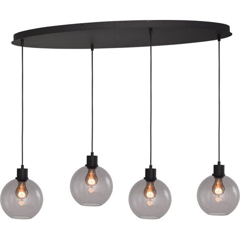 Lampe suspendue ovale Lazise Oval 4x Ø 20cm doré - 2644-05-05-100-40420 (1/3)