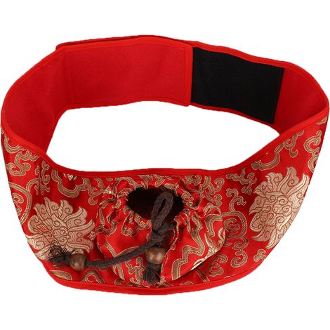 Boîtier de Moxibustion Réglable avec Couverture en Tissu Anti-Brûlure et Ceinture pour le Dos (1/5)
