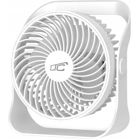 LTC WB16 ventilateur de bureau blanc batterie 8h (1/3)