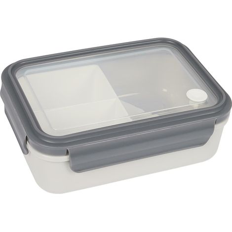 Fiambrera Clip gris 1,26L polipropileno 21×13×7,5 cm (1/5)