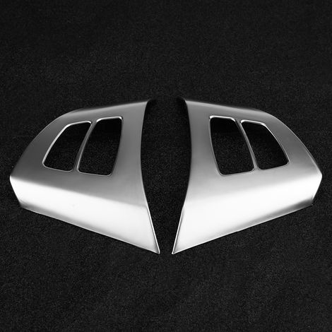 2 verchromte Zierringe für den Lenkradknaufrahmen des BMW X5 E70 (2008–2013), Zierabdeckung (1/5)