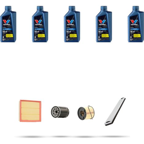 Kit tagliando 4 FILTRI e 5L OLIO compatibile con Citroen Xsara 2.0 HDi 80kw dal 2001 (1/5)