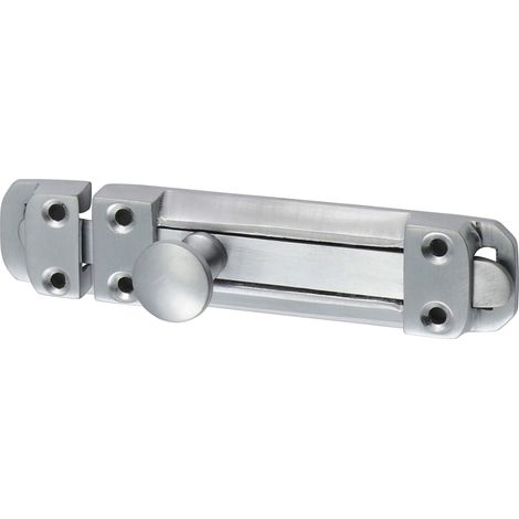 TIMCO Contract Flat Section Bolt Satin Chrome - 110 x 25mm