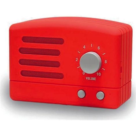 Radio Bluetooth - AKAI - R50BT/RD - Rouge - Stéréo - FM