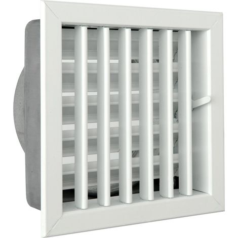La Ventilazione GCSIB1818120 Griglia Incasso per Camini, Alluminio Bianco, 180x180 mm (1/4)