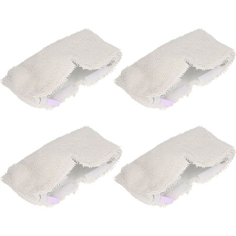 Lot de 4 lingettes de rechange en microfibre pour balai vapeur Shark S3901 S3500 S3501 (1/5)