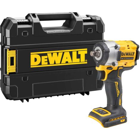 Dewalt – Clé à choc sans fil 18V 400Nm 1/2" Brushless – Moteur sans balais – Compacte pour espaces confinés – Coffret TSTAK