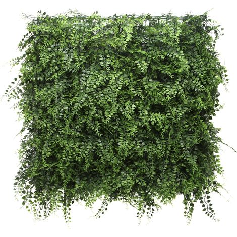 Pflanzenmatte /-wand / Vertikaler Garten LEAFLUXE 2 50x50cm grün hjh LIVING (1/5)
