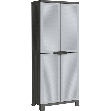 Plastic Cabinet 68x39x171.5 cm vidaXL