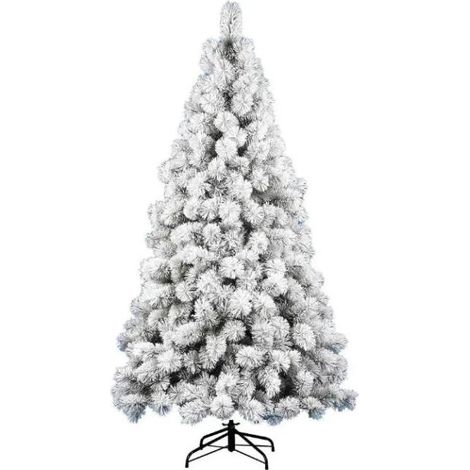 Amicasa Saint Moritz Arbre de Noël 180cm Diamètre enneigé 93cm 312 Branches