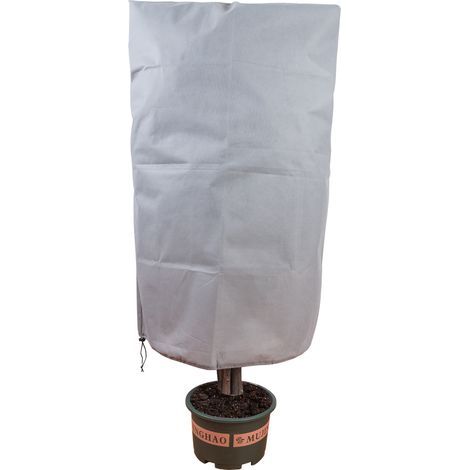 BRAVIX Lot de 3 Housse Hivernage Plante avec Cordon de Serrage et Voile d’Hivernage 80120cm (1/3)
