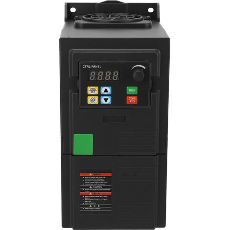 Variateur de fréquence vectoriel monophasé 220V triphasé 0-240V 13A avec RS485 boîtier ABS dissipateur thermique (1/4)