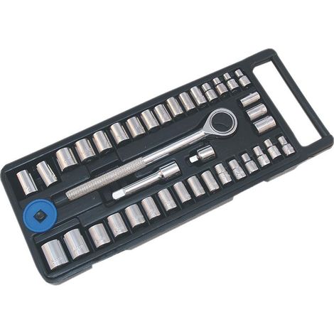 CASSETTA SET CHIAVI CR-V 40pz. 1/4"-3/8"