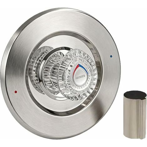 Replacement shower faucet kit compatible with Moen T470 Chateau. Shower faucet kit for 1225 cartridge (brushed nickel). (1/5)