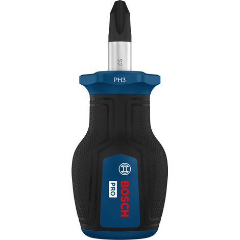 Bosch PRO Hand Tool - Screwdriver PRO Stubby Screwdriver PH3 x 25 mm 1600A039TH (1/5)