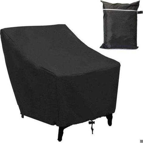 Housse Fauteuil Jardin Profond - 210D Impermeable Anti-UV - Pour Siege Extérieur 70x79x102 Cm - 1 Piece (1/5)