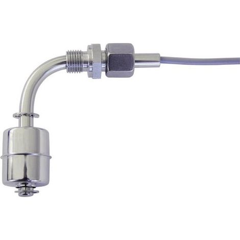 REED Electronics R1/4/verst.-EO/S-L75/WI35-E27Z-1mPVC Interruttore a galleggiante 230 V/AC 0.4 A 1 NA, 1 NC IP67 1 pz.