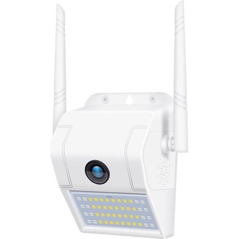 Caméra Projecteur Sans Fil 1080p WiFi Sécurité HD 1080P 160° Vue Maison Extérieur (1/3)