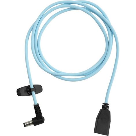 Compatible avec le câble d'alimentation en silicone XT60 mâle vers DC5521 pour la connexion de la batterie des lunettes FPV, bleu. (1/3)