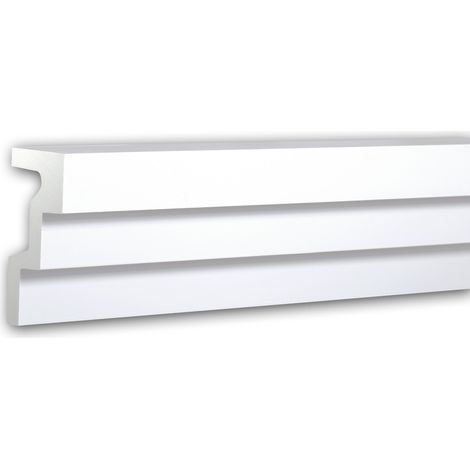 Cornice soffitto parete 150262 Profhome modanatura tipo stucco design moderno bianco 2 m