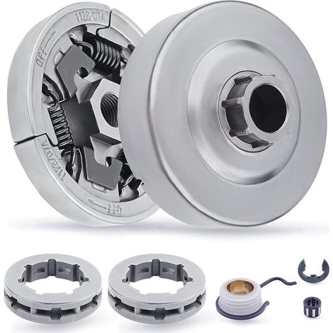 Pignon et Embrayage pour STIHL MS441 MS440 MS460 MS362 MS361 044 046 Kit Réparation Tronconneuse Pieces Detachees avec 3/8" Pignon à Jante Vis Sans Fin et D'autres 11280071000 (1/5)