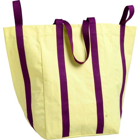 VIVARAISE - Cabas Poppins Iona - Sac maxi jaune en coton bio (1/4)
