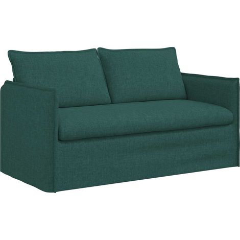 Canapé Vert foncé 156 x 82 x 85 cm tissu (1/5)