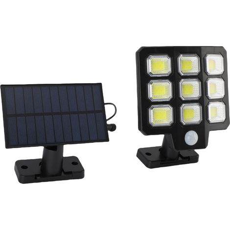 Projecteur solaire d'extérieur 240 LED 3000 lm 6500 K 3 modes, étanche IP65, avec télécommande et câble de 4,8 m (1/5)