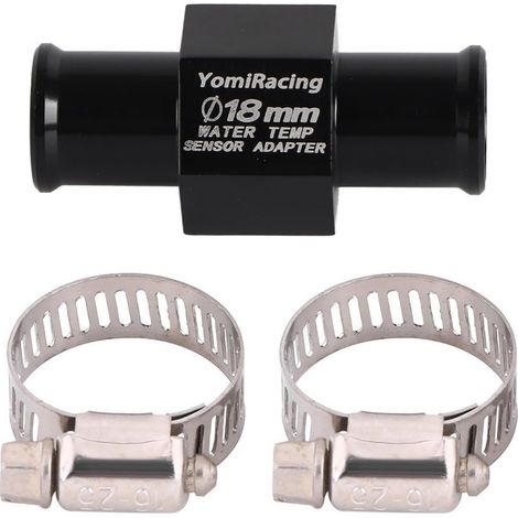 GARRYFIZH Adaptateur de capteur de température d'eau pour tuyau de moto, raccord 18 mm (1/5)