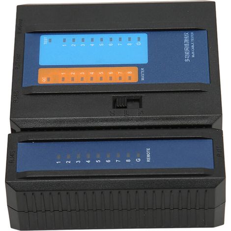 Testeur de Câble Ethernet RJ45, Vérificateur de Câble Réseau avec Détection POE, Test de Continuité (1/5)