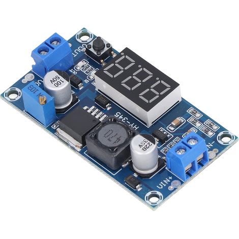 Module élévateur de tension CC-CC avec affichage numérique, carte de circuit imprimé régulateur XL6009, sortie 3 A, 5-32 V (1/5)