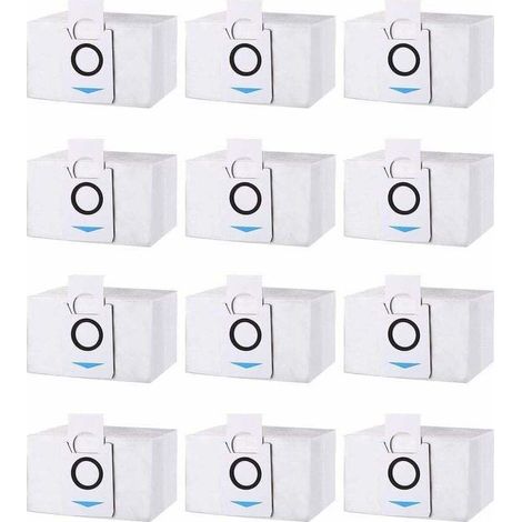 12er-Pack Staubsaugerbeutel-Zubehör für X1 Omni / X1 e Omni Staubsauger, Ersatzteile für Staubbeutel, 3,2 l großes Fassungsvermögen - Crezuo