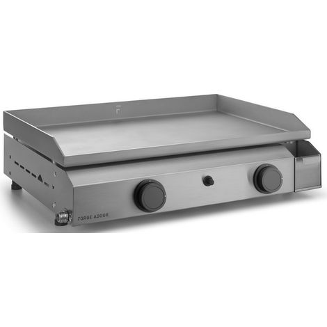 plancha a gas 6400w piastra in acciaio inox 59,5x39,5cm - BASE G60I - Forge Adour