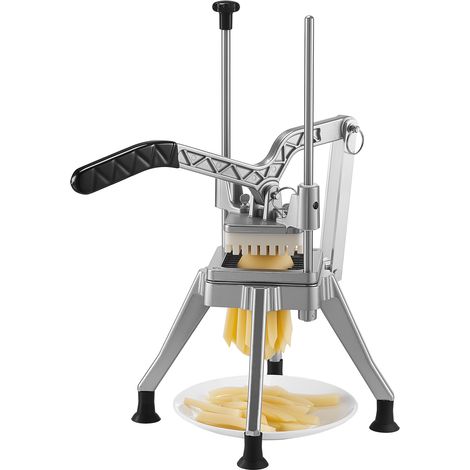Mophorn Tagliapatate per Patate Fritte, Affettatrice per Verdure con Lame Intercambiabili da 1/2, 3/8, 1/4 pollici, Utensile da Cucina in Acciaio Inox 420J2 per Casa, Ristoranti e Mense (1/5)