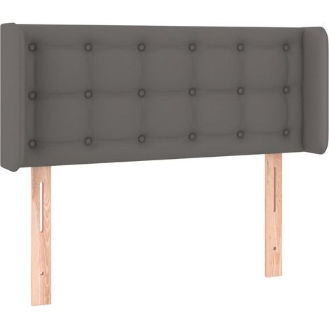 Maison Exclusive - Testiera ad Orecchio Grigio 103x16x78/88 cm in Similpelle