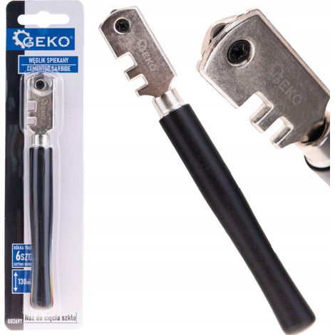 Geko Couteau à découper le verre carburé 13 cm (1/3)