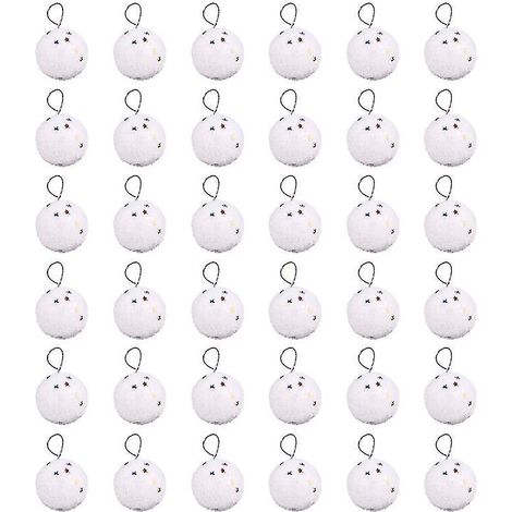 36-teiliges Set Weihnachtsanhänger