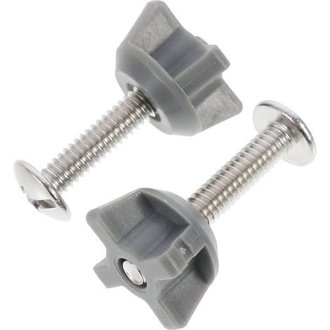 2 pièces Vis Expansion pour Abattant Wc, Gris (1/5)