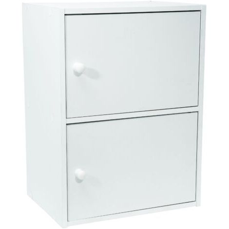 Armoire penderie multi-rangement - 8 étagères, 2 barres - non tissé noir (1/5)